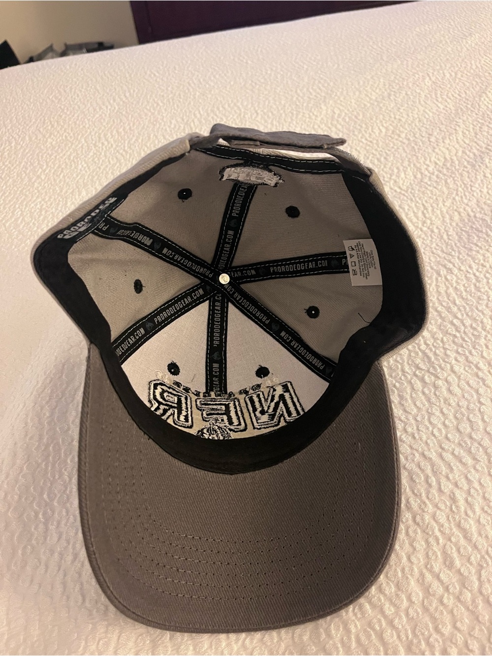 NFR Embroidered Rodeo Cap - Gray - Picture 3 of 5